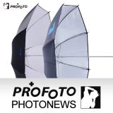 膠質反白傘33吋+顆粒銀傘33吋 - profoto攝影棚/外拍控光最優