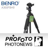 BENRO百諾 鎂鋁合金 A300FBH0 都市精靈扳扣式腳架套組