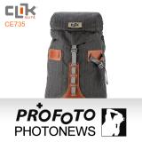 CLIK ELITE CE735美國戶外攝影品牌 悠閒者 雙肩攝影相機後背包(灰色)
